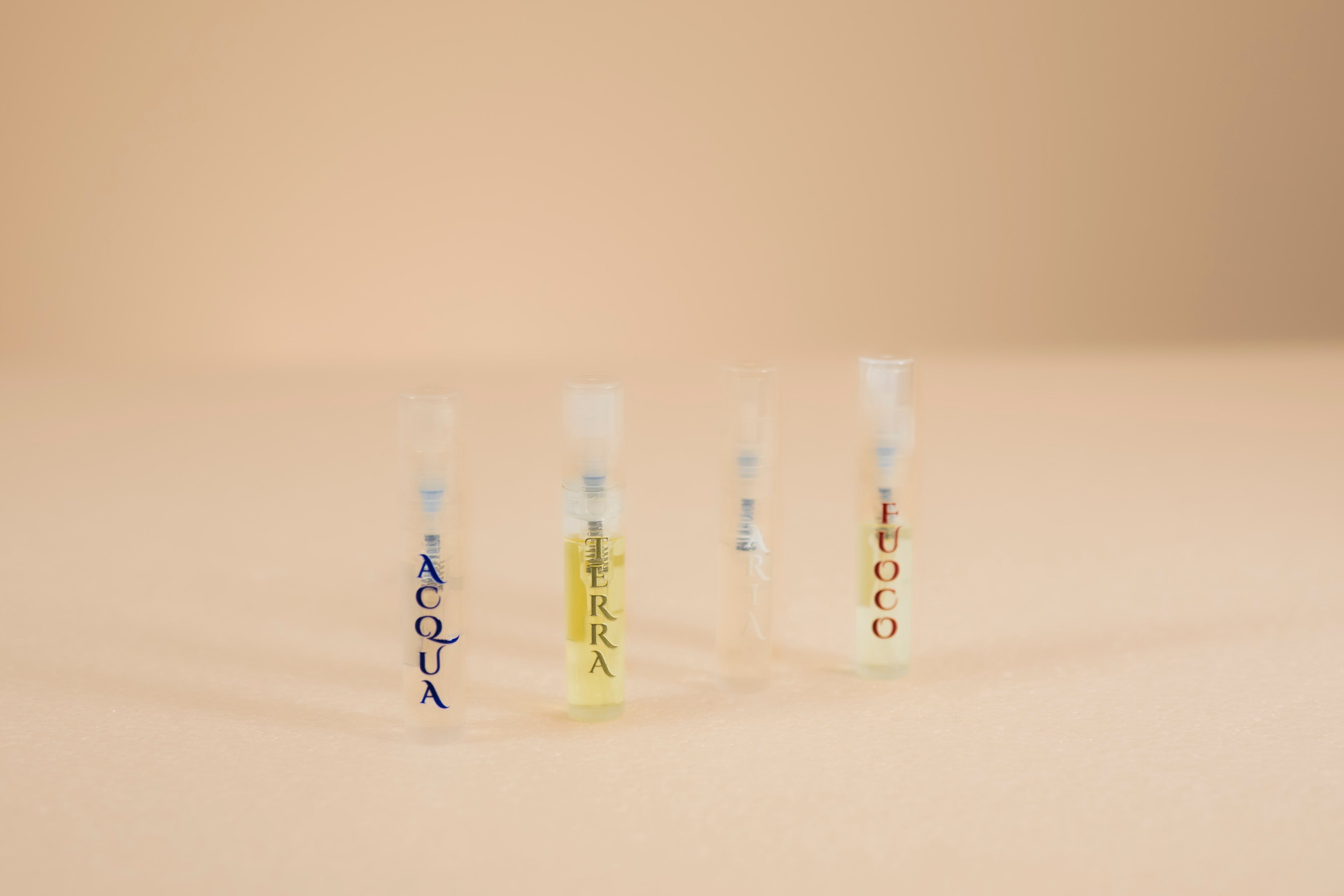 Tester 4 Profumi - Fuoco, Acqua, Aria, Terra