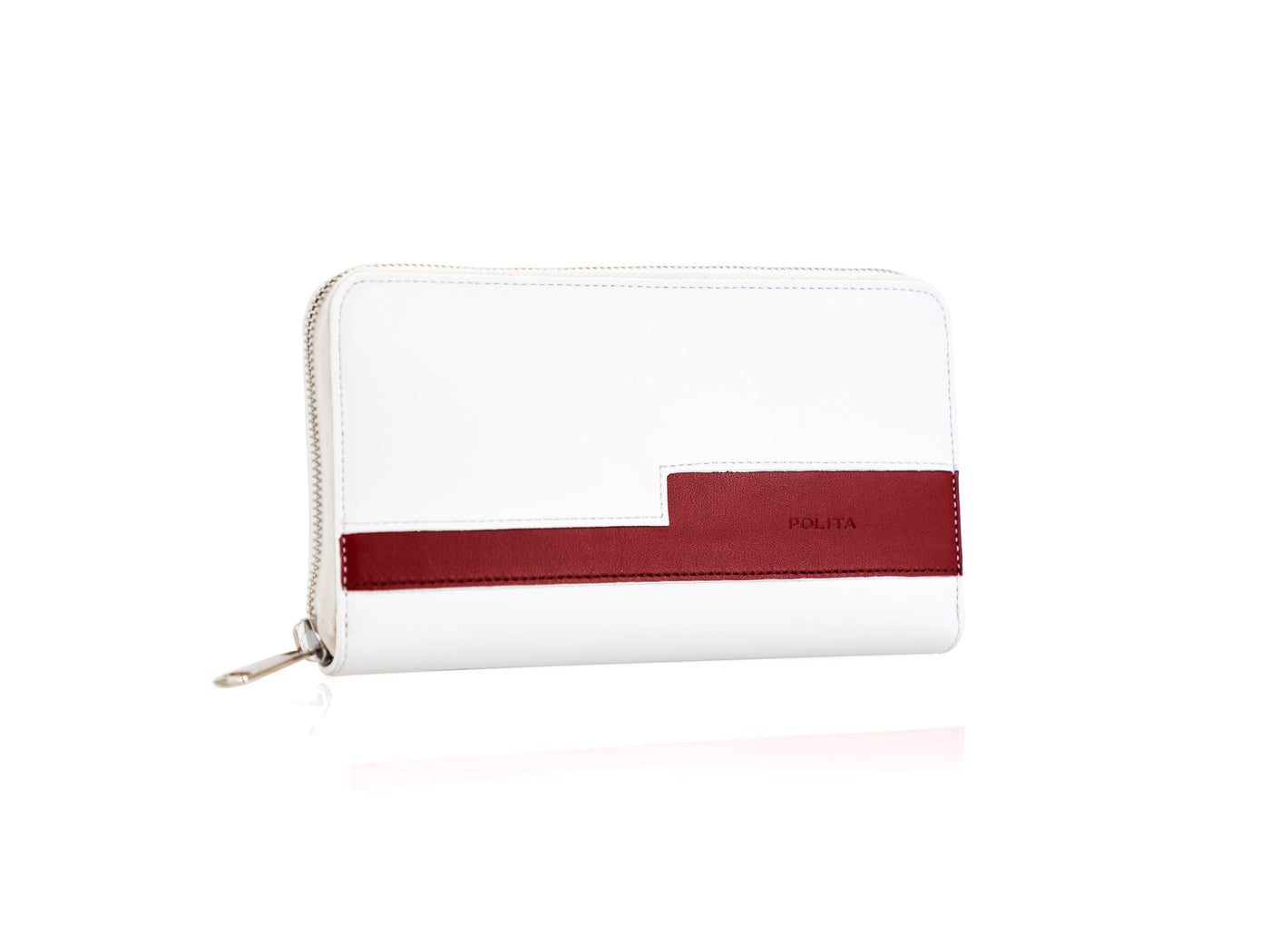 Polita Portafoglio Damen Bianco#colore_bianco-rosso